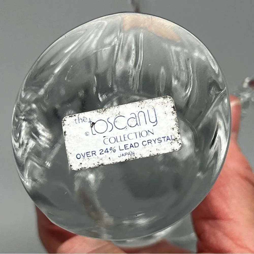 The Toscany Collection 24% Lead Crystal Clear Solid Angel Figurine 9” Japan - Picture 7 of 7